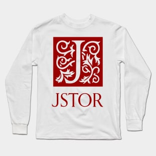 JSTOR Maroon Long Sleeve T-Shirt